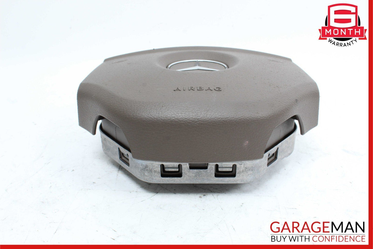 06-08 Mercedes W164 ML350 GL450 R350 Driver Steering Wheel Airbag Brown OEM