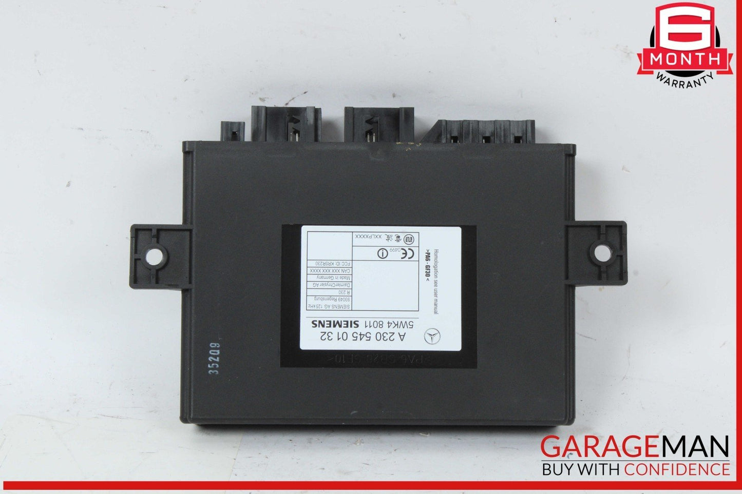 00-03 Mercedes R230 SL500 CL55 Keyless Go Entry Control Module 2305450132 OEM