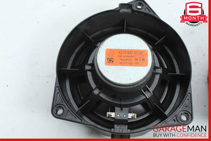 03-09 Mercedes W209 CLK500 Front Right & Left Door Audio Sound Speaker Set of 2