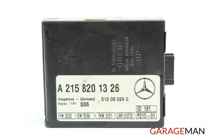 00-02 Mercedes W215 CL500 CL600 CL55 AMG Tow Alarm Module Unit 2158201326 Q06
