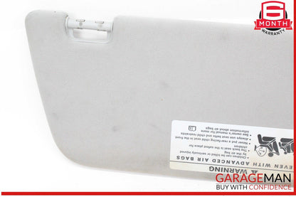 07-14 Mercedes W216 CL550 Front Left Driver Side Sun Visor Sunvisor Gray OEM