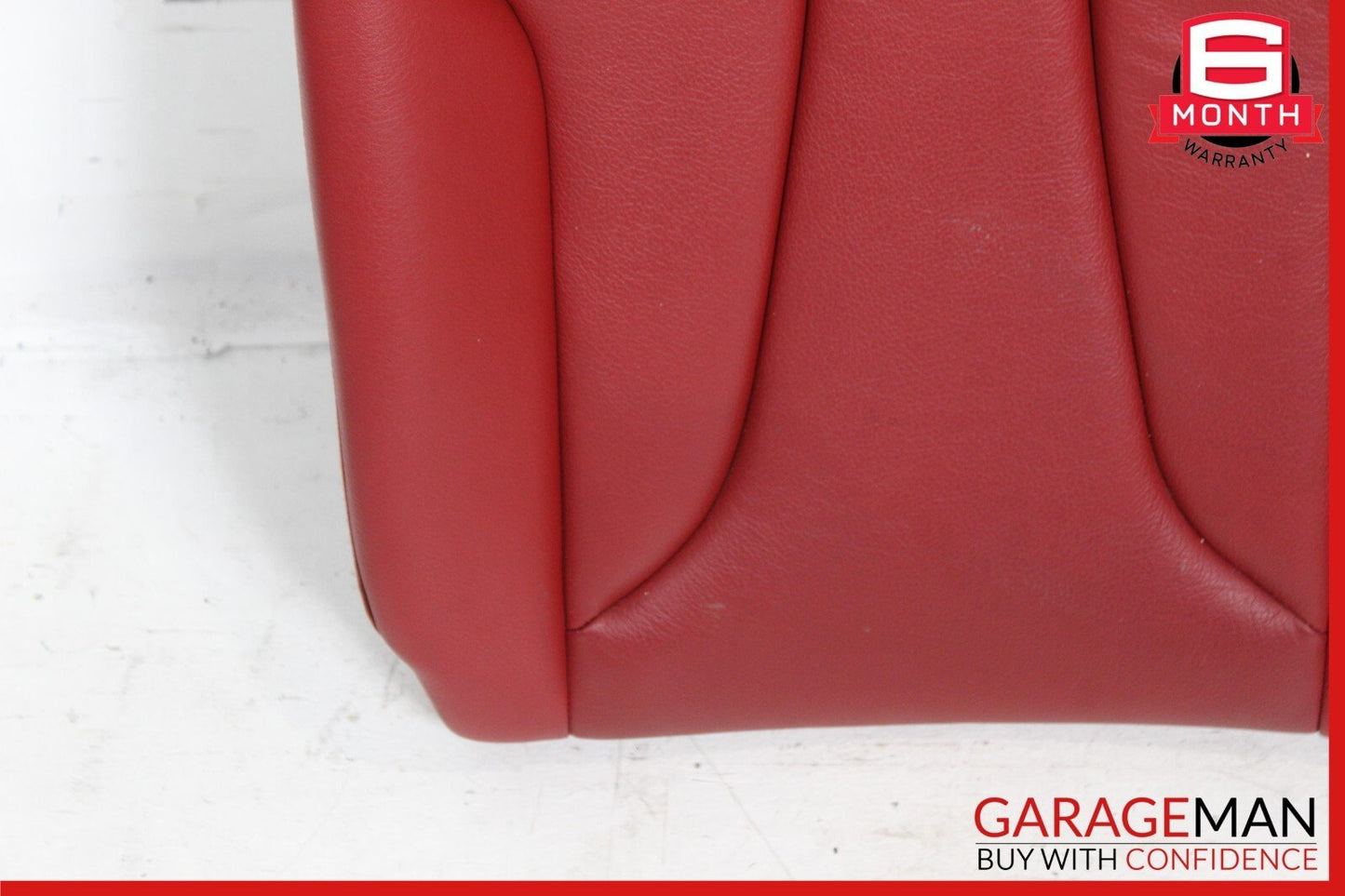15-20 Audi S3 A3 Rear Left Driver Side Upper Seat Cushion Red OEM