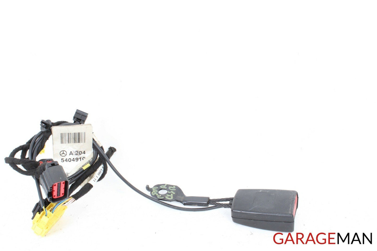 12-16 Mercedes W218 CLS500 Front Right Side Seat Belt Seatbelt Receiver Buckle