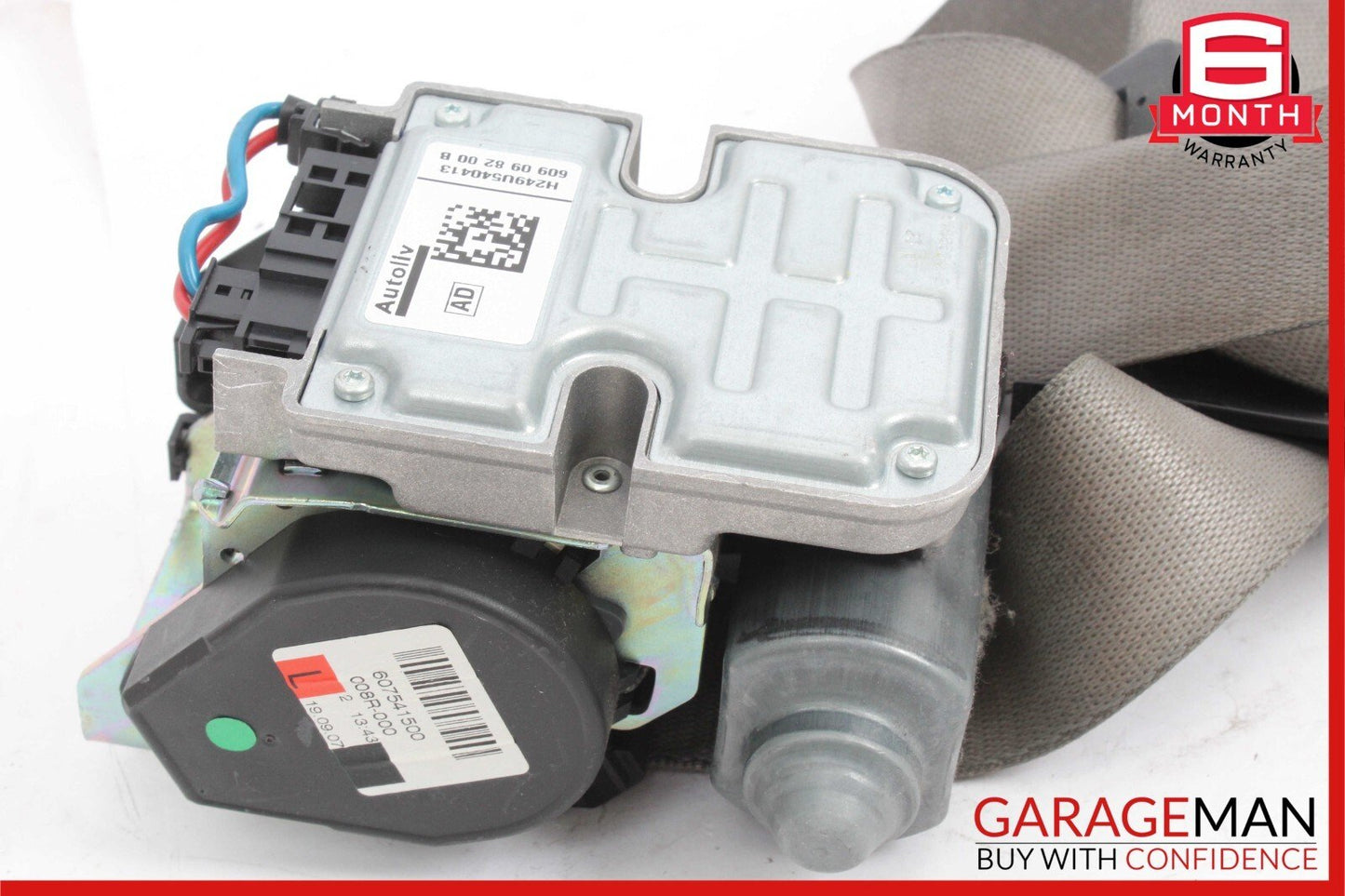 07-09 Mercedes E350 CLS550 Front Left Side Seatbelt Seat Belt Retractor Gray