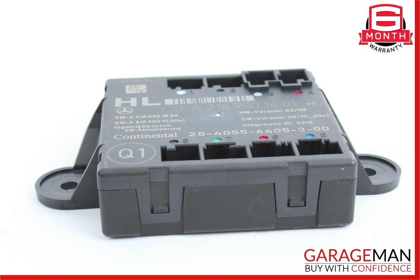 08-15 Mercedes W204 C250 Rear Left Driver Side Door Control Module Q1 OEM