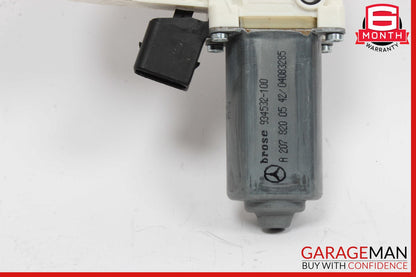 10-20 Mercedes W207 E350 Rear Left Window Regulator Motor 2078200542 OEM