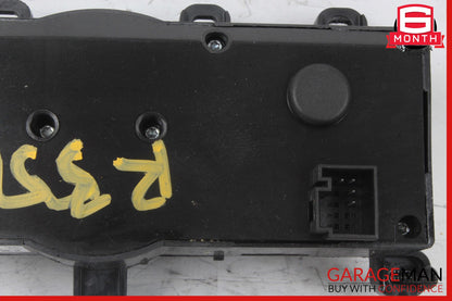 06-12 Mercedes W251 R350 Rear A/C Heater Climate Control Switch Unit OEM
