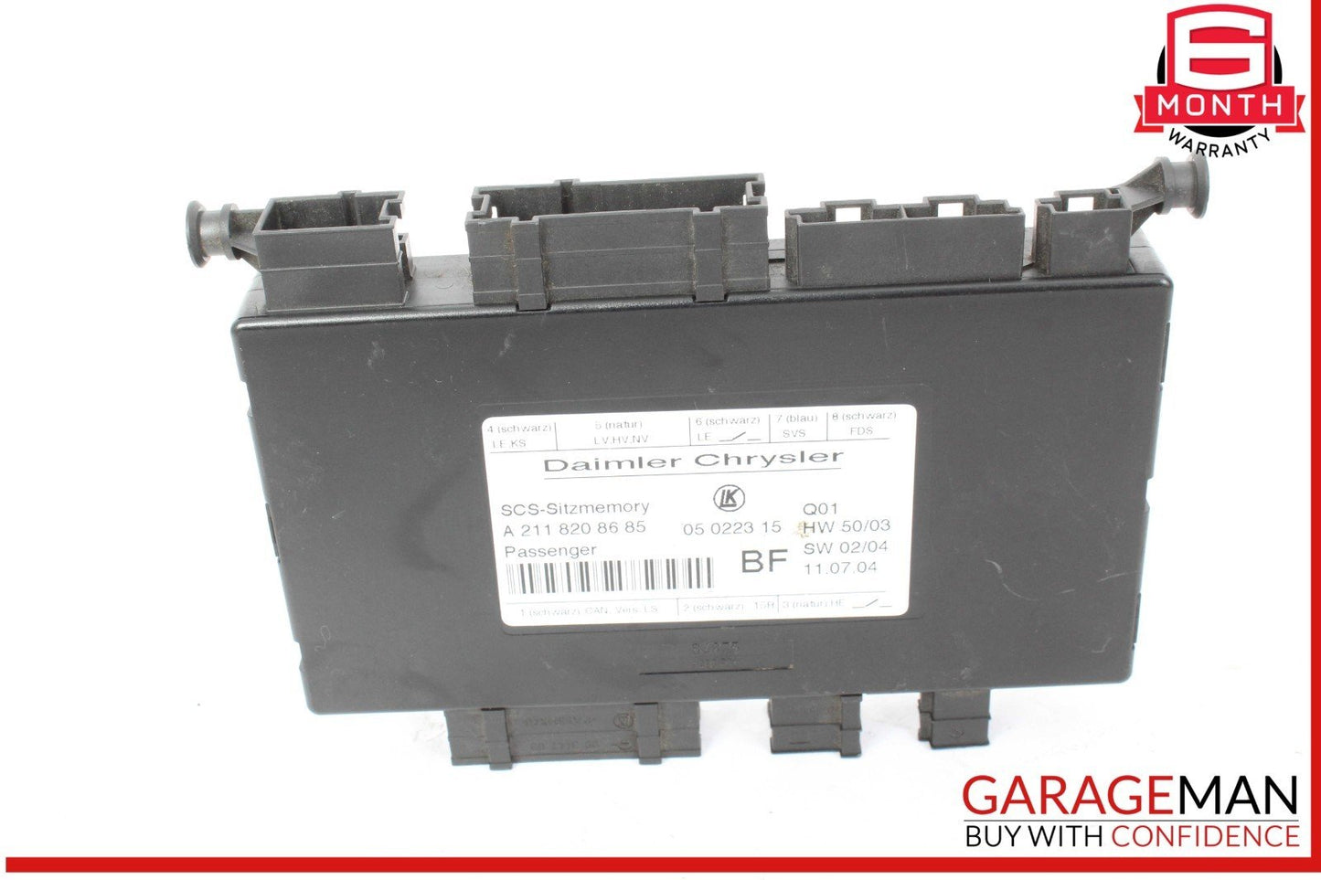 03-12 Mercedes W203 C55 AMG CLS550 ML350 Front Right Seat Control Module OEM