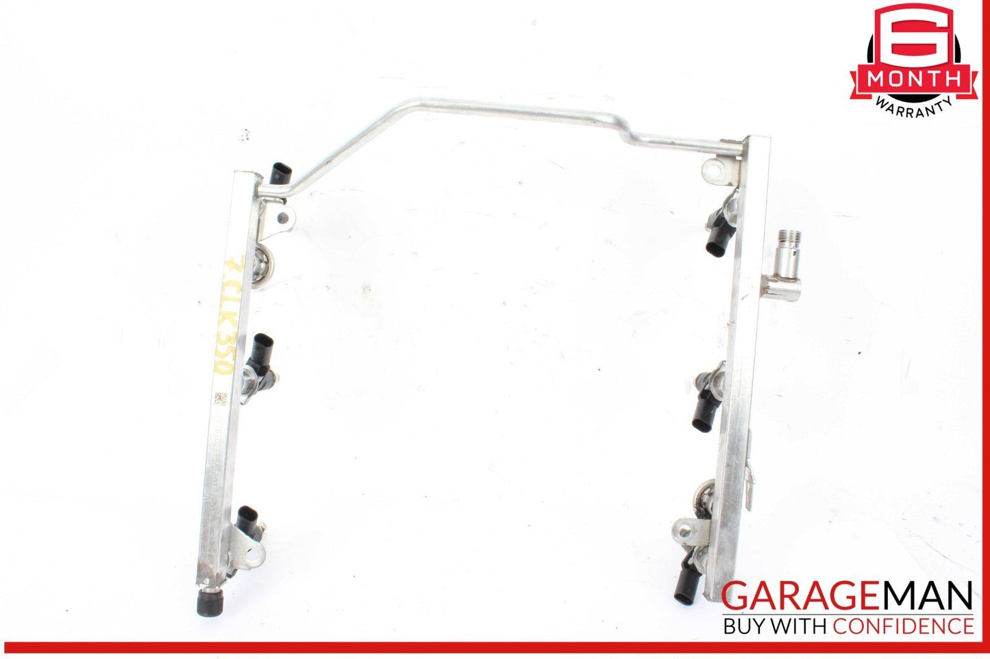 05-12 Mercedes W209 CLK350 ML350 SLK300 Fuel Injector Rail w/ Fuel Injectors OEM