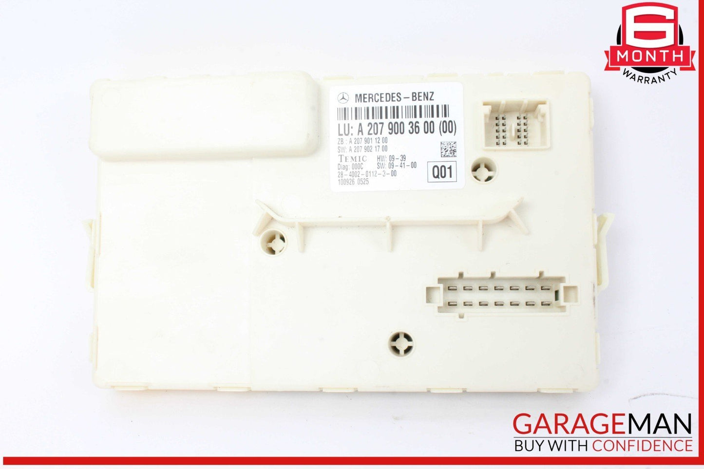10-17 Mercedes W207 E350 E550 Rear Window Regulator Control Module 2079003600