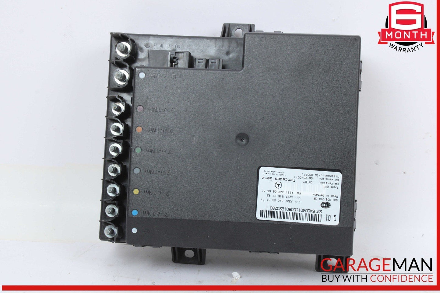 07-14 Mercedes W221 S550 CL550 Electric Power Supply Fuse Box Control Module