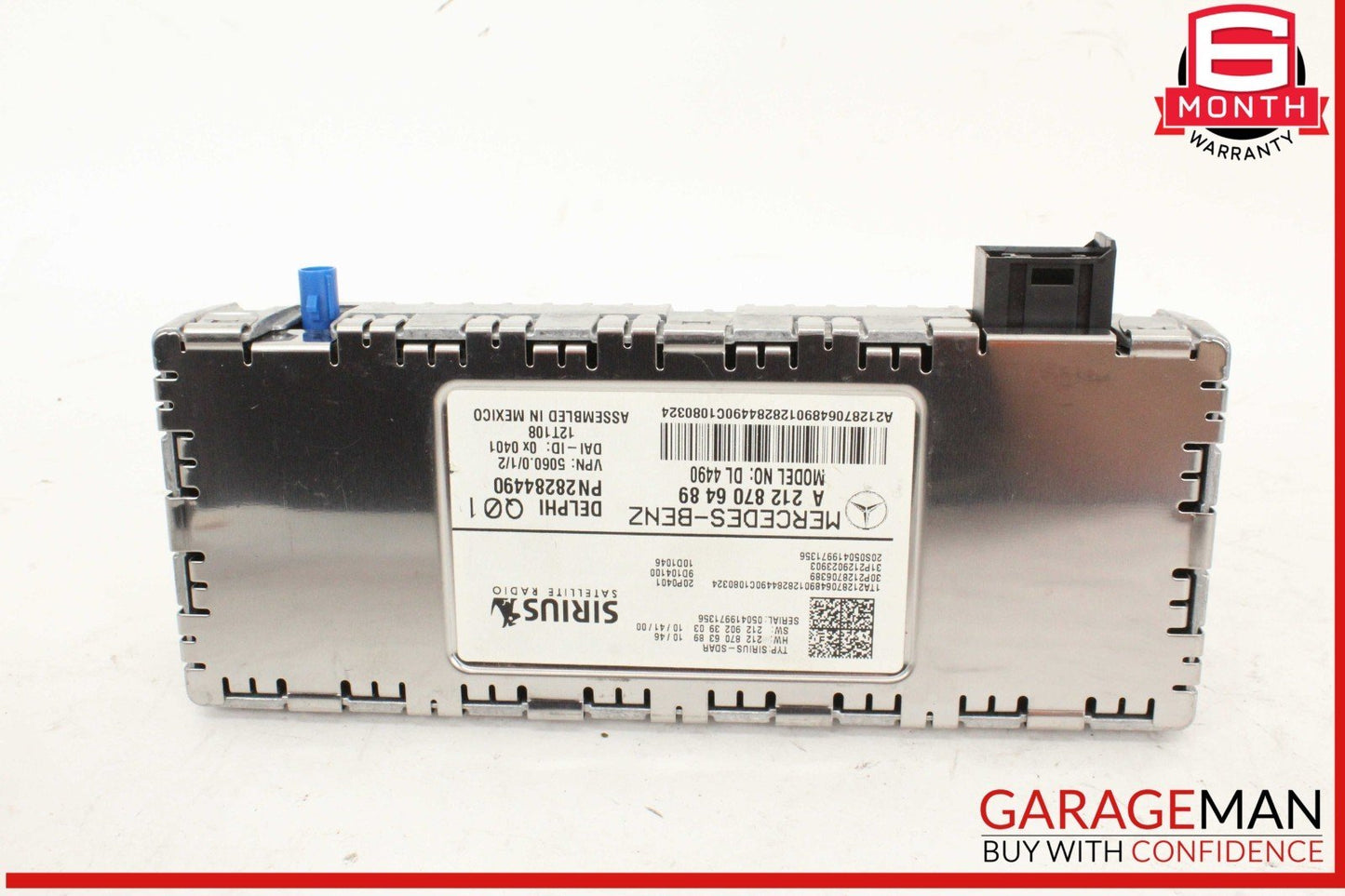 10-17 Mercedes W212 E350 CLS550 Sirius Satellite Radio Receiver Module Unit OEM