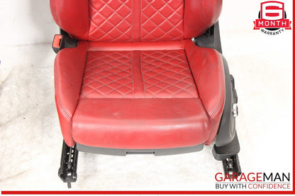 18-24 Audi S5 Complete Front & Rear Seats Seat Cushion Assembly Red OEM
