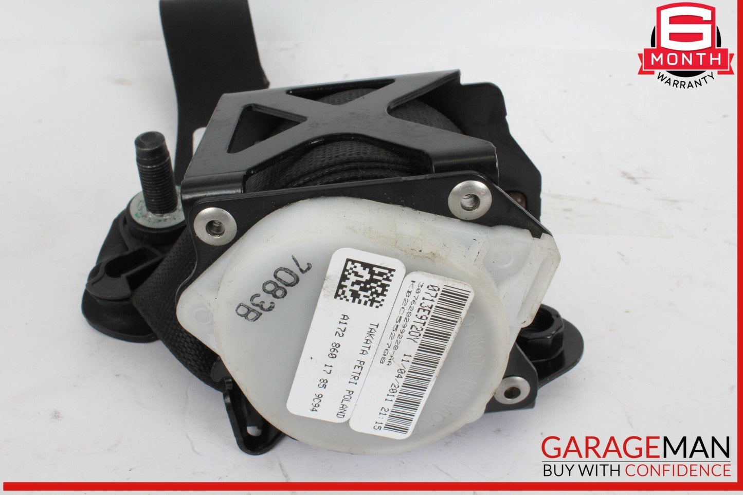 12-20 Mercedes R172 SLK350 Front Left Side Seat Belt Seatbelt Retractor OEM