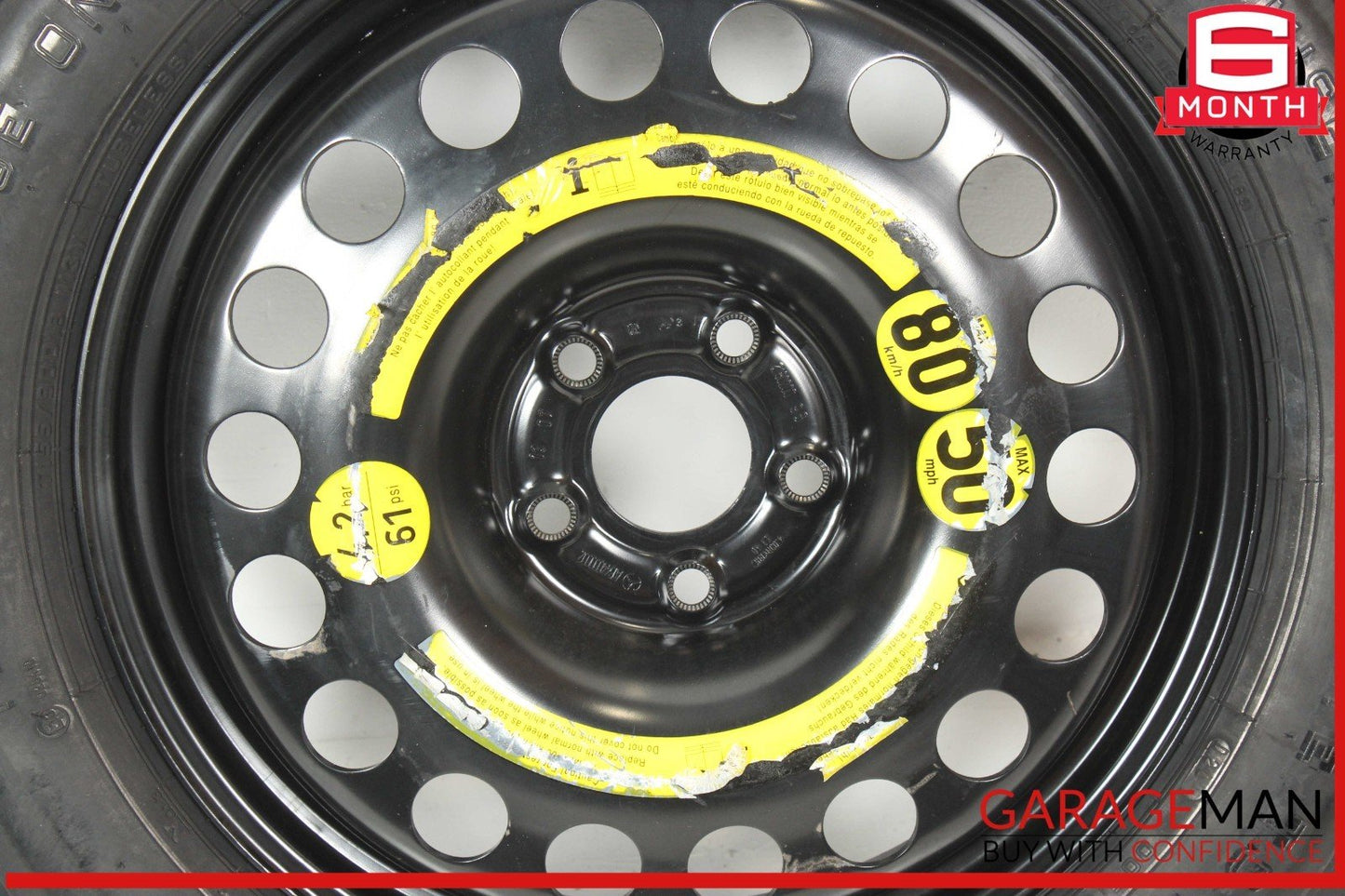 07-20 Mercedes X164 GL450 ML550 Emergency Spare Tire Wheel Donut Rim 18" 18 OEM