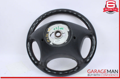 00-03 Mercedes W210 E320 E430 CLK320 4 Spoke Driver Steering Wheel Black OEM