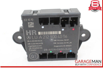 08-18 Mercedes W204 C300 Rear Right Side Door Control Module 2129004006 OEM