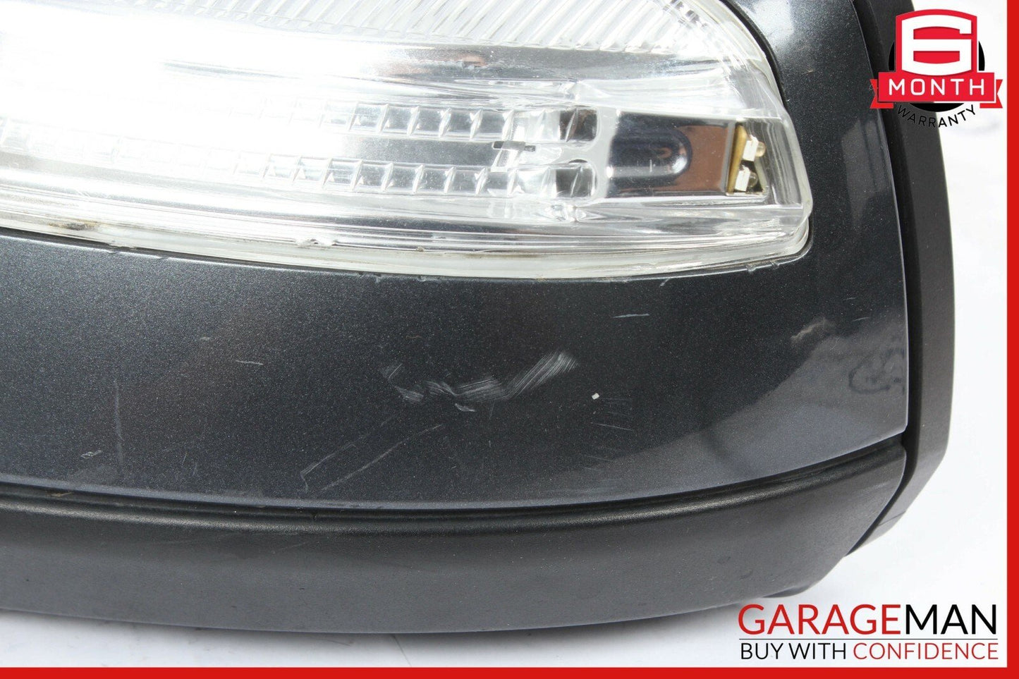 08-09 Mercedes W204 C300 C350 C63 AMG Front Left Side Mirror Rear View Door Gray
