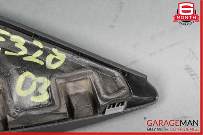 03-09 Mercedes W211 E320 Tweeter Speaker Cover Right Passenger Side Black OEM