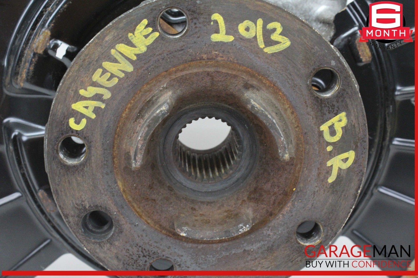 11-14 Porsche Cayenne 958 AWD Rear Right Side Spindle Knuckle Wheel Hub OEM