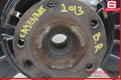 11-14 Porsche Cayenne 958 AWD Rear Right Side Spindle Knuckle Wheel Hub OEM