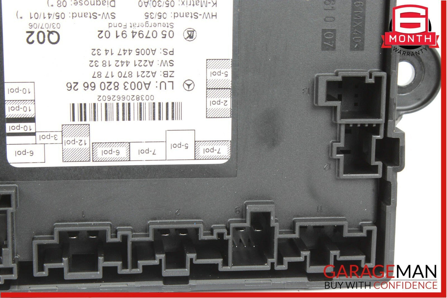 07-09 Mercedes W221 S550 Rear Left / Right Side Door Controller Module Unit