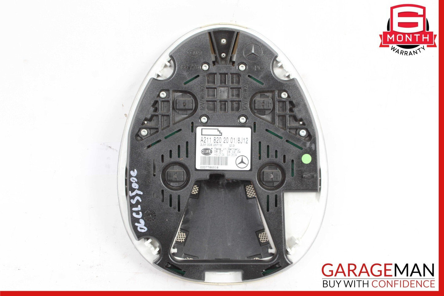 03-11 Mercedes W219 CLS550 E55 AMG Rear Overhead Dome Light Gray 2118207501 OEM