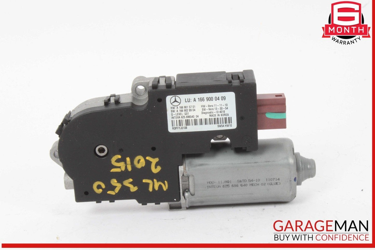 12-19 Mercedes W166 ML350 4MATIC GLS550 Sunroof Sun Roof Motor 1669000409 OEM