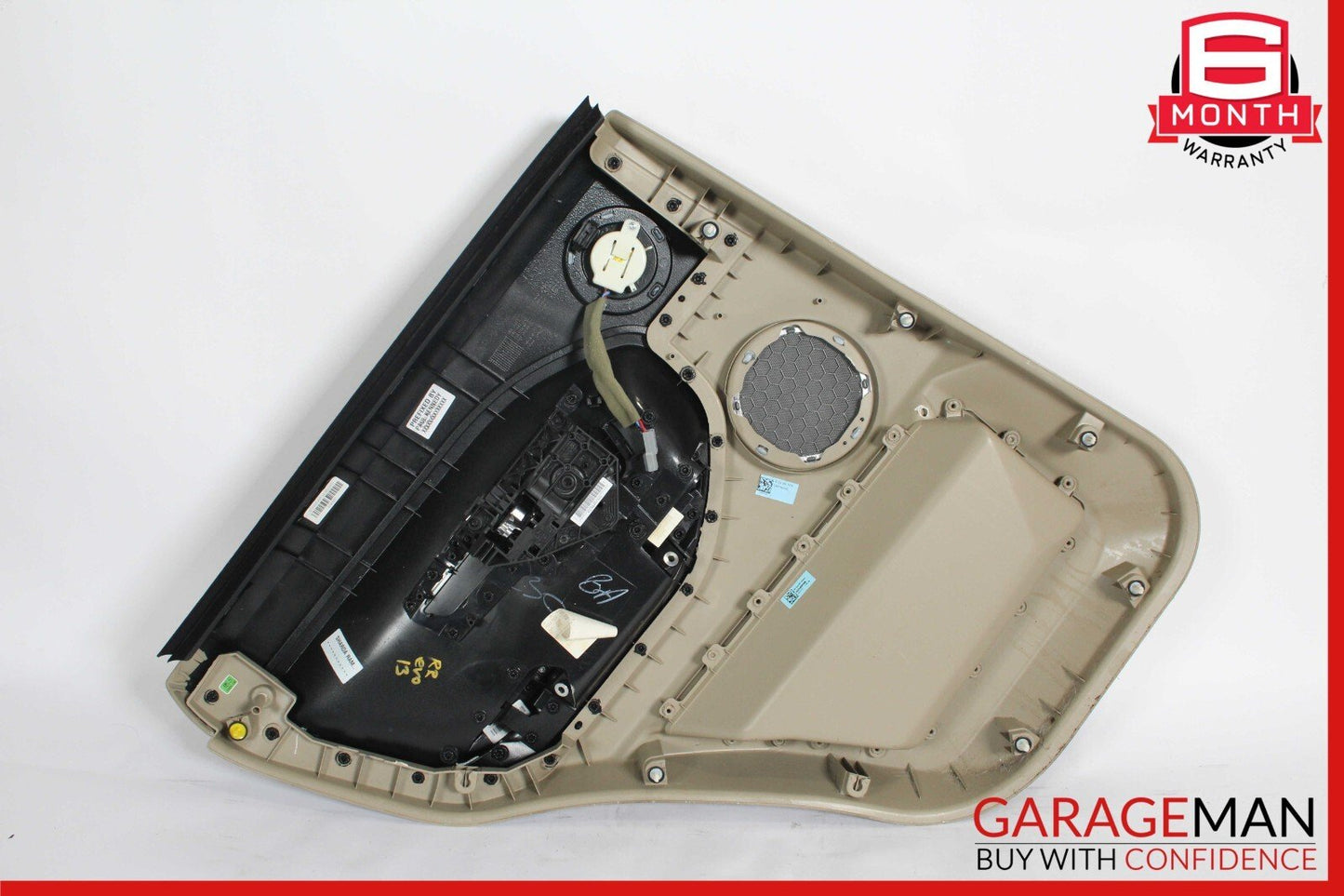 12-19 Land Rover Range Rover Evoque Rear Right Interior Door Panel Assy Beige