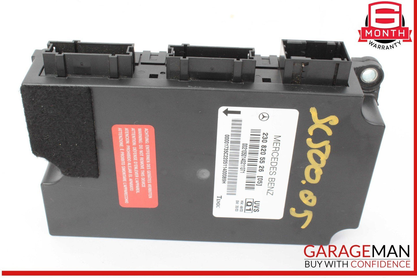 03-08 Mercedes R230 SL500 SL55 AMG SL550 Convertible Top Roof Control Module OEM