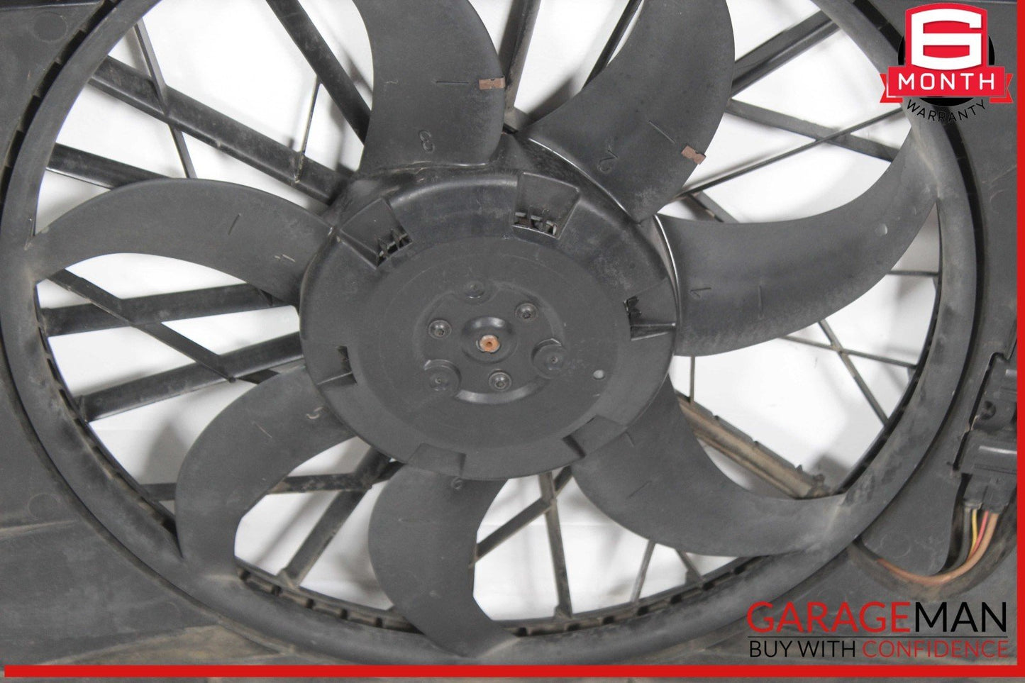 03-12 Mercedes R230 SL500 SL550 Engine Motor Cooling Radiator Fan Shroud Assy