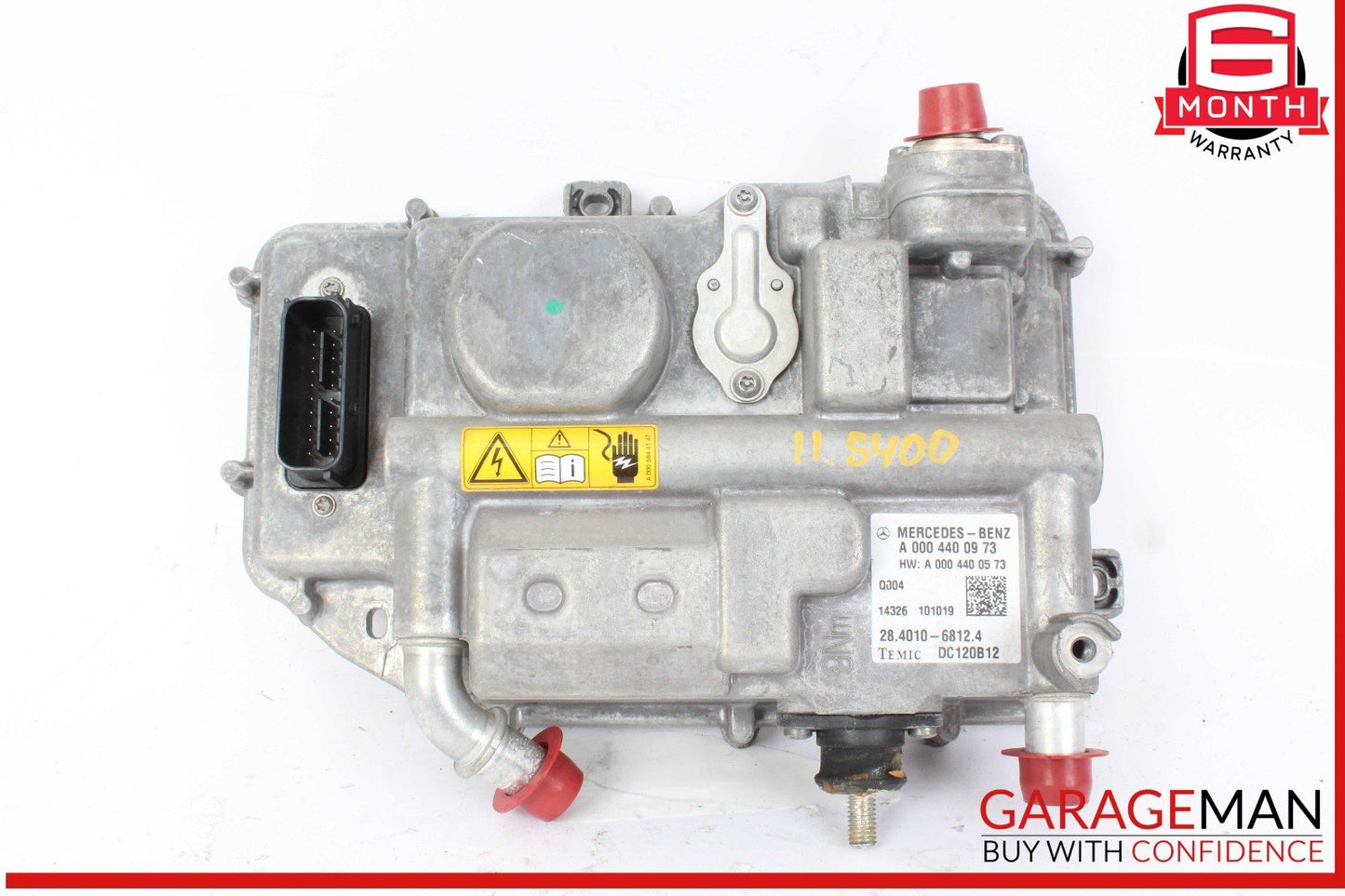 10-13 Mercedes S400 Hybrid Voltage Converter Control Module 0004400973 OEM