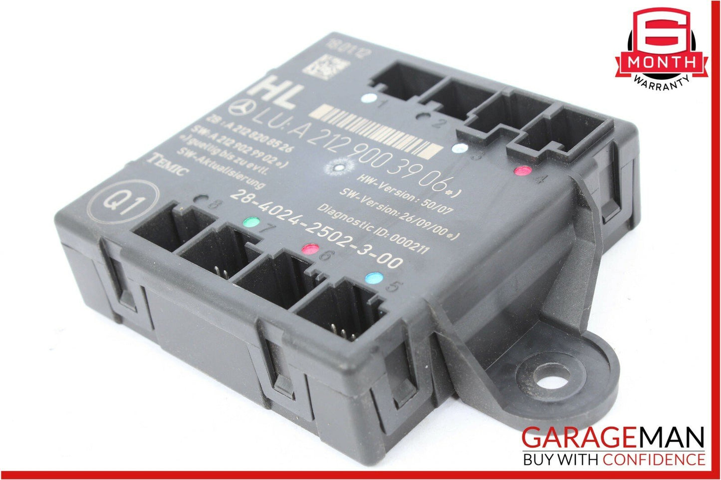 08-14 Mercedes W204 C250 C300 Rear Left Driver Side Door Control Module OEM