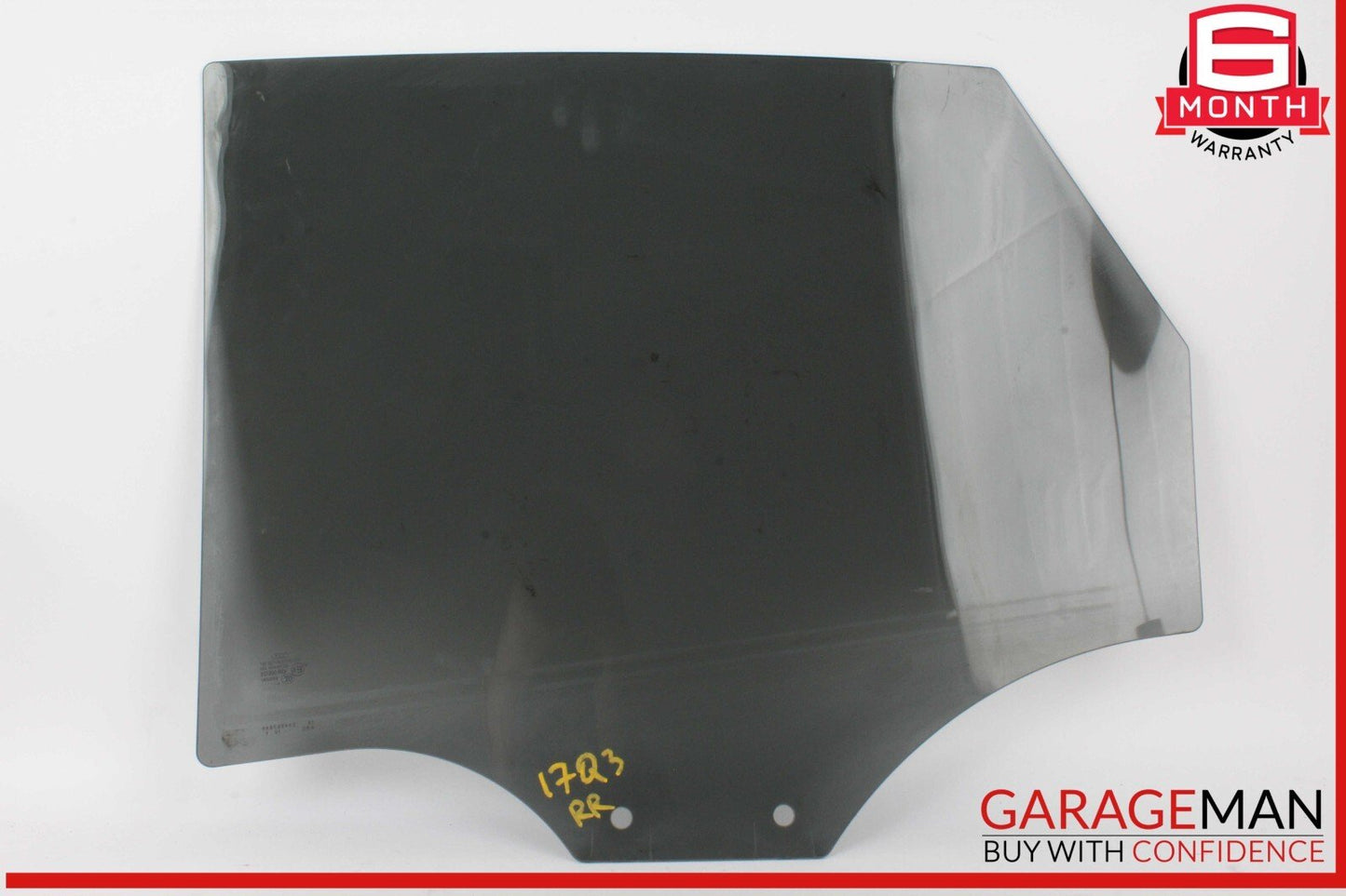 15-18 Audi Q3 Quattro Rear Right Passenger Side Door Window Glass OEM