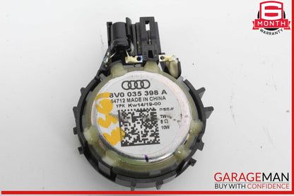 17-20 Audi S3 A3 Front Door Tweeter Speakers w/ Front Center Dash Speaker OEM