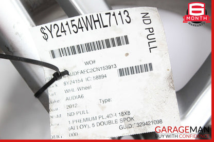 12-18 Audi A7 Wheel Rim 8J x 18H2 4G0601025 OEM