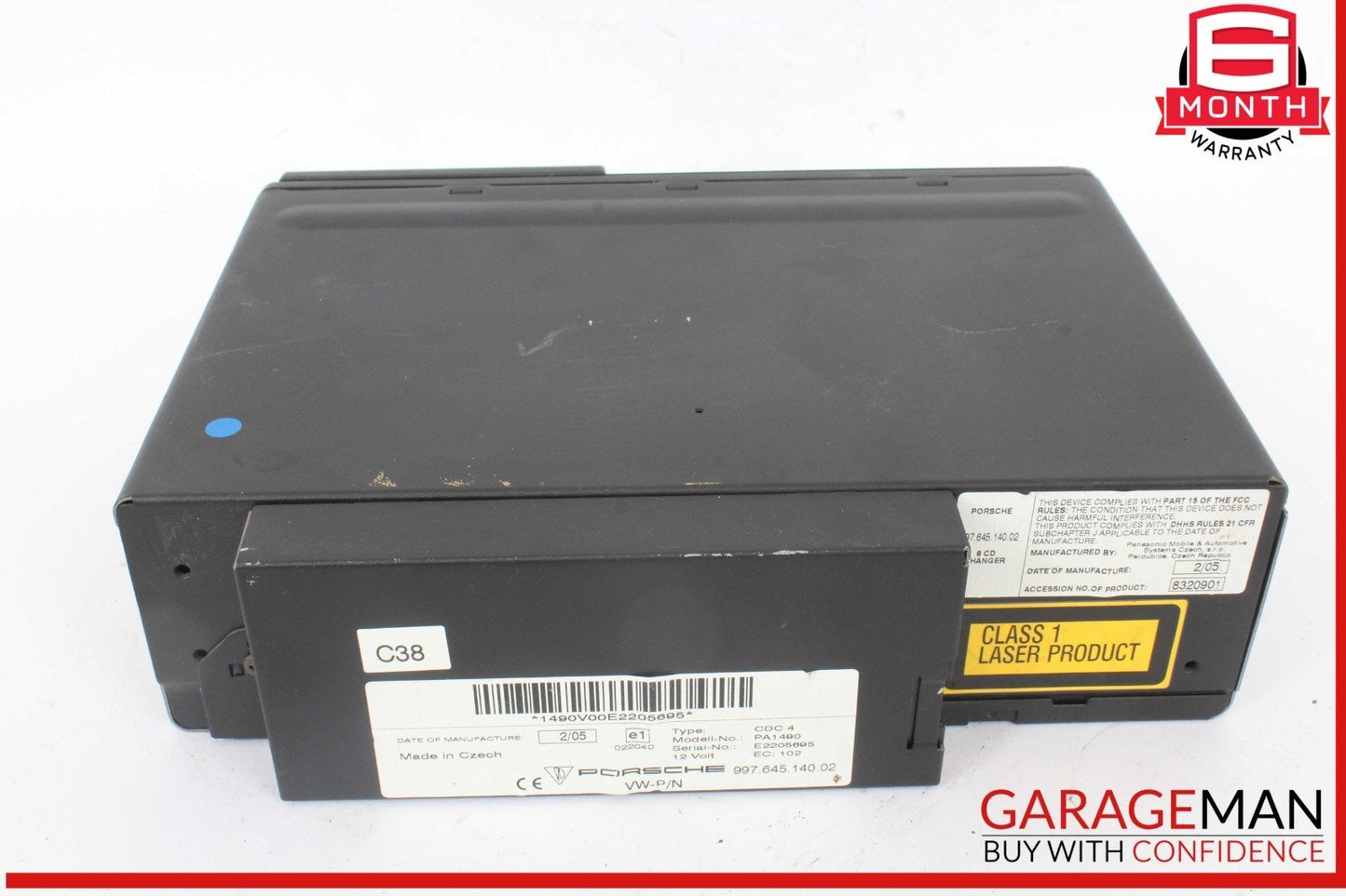 05-08 Porsche Boxster 987 CD Changer Magazine 99764514002 OEM