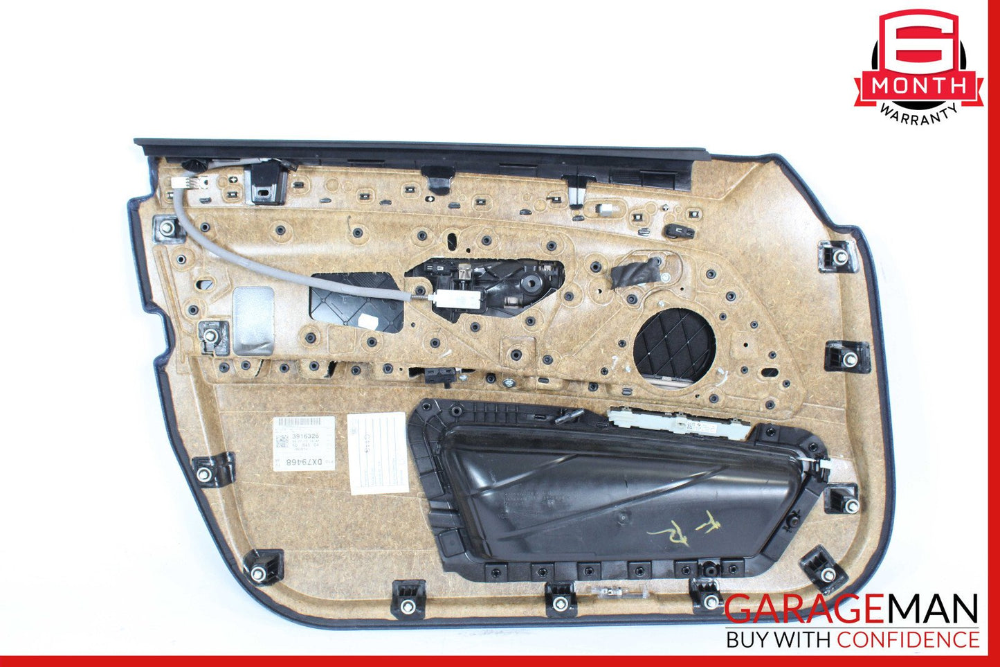 11-16 BMW F10 550i 535i 528i Front Right Side Interior Door Panel Brown OEM