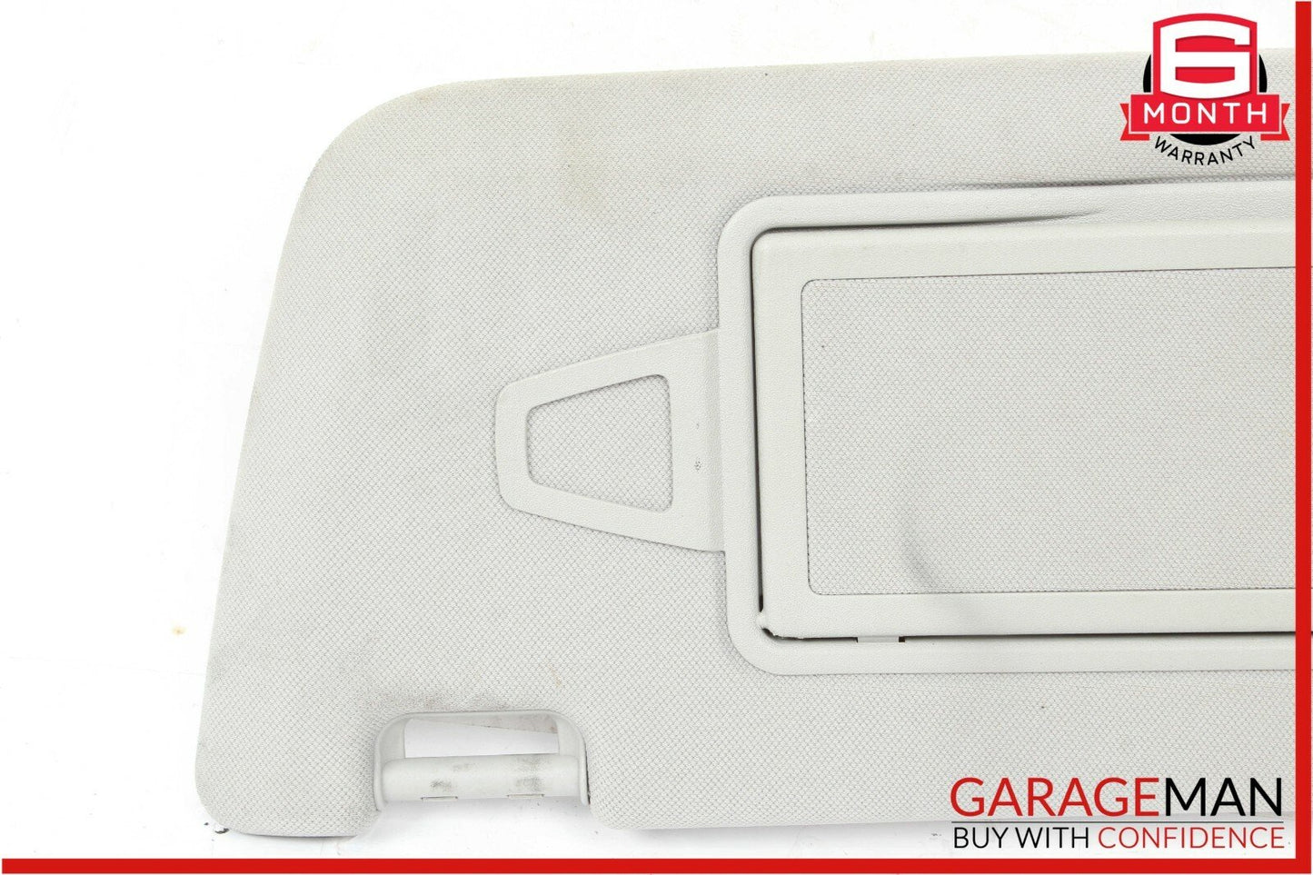07-13 Mercedes CL600 S550 Front Left Sun Visor Sunvisor Shade Cover Grey Suede