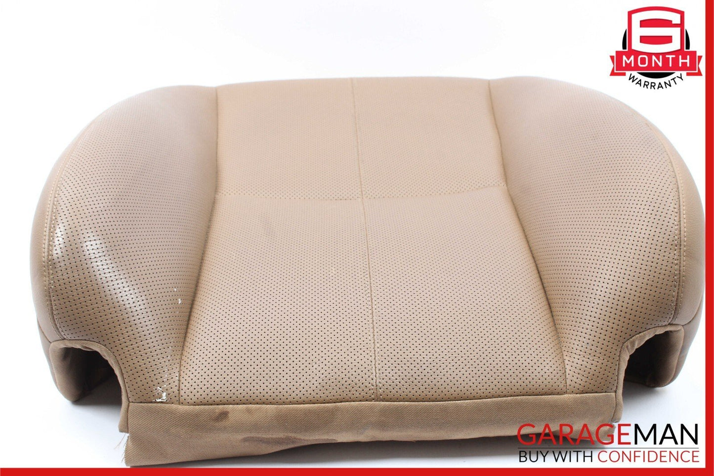 07-09 Mercedes W221 S550 Front Right Side Top Upper Seat Cushion Brown OEM