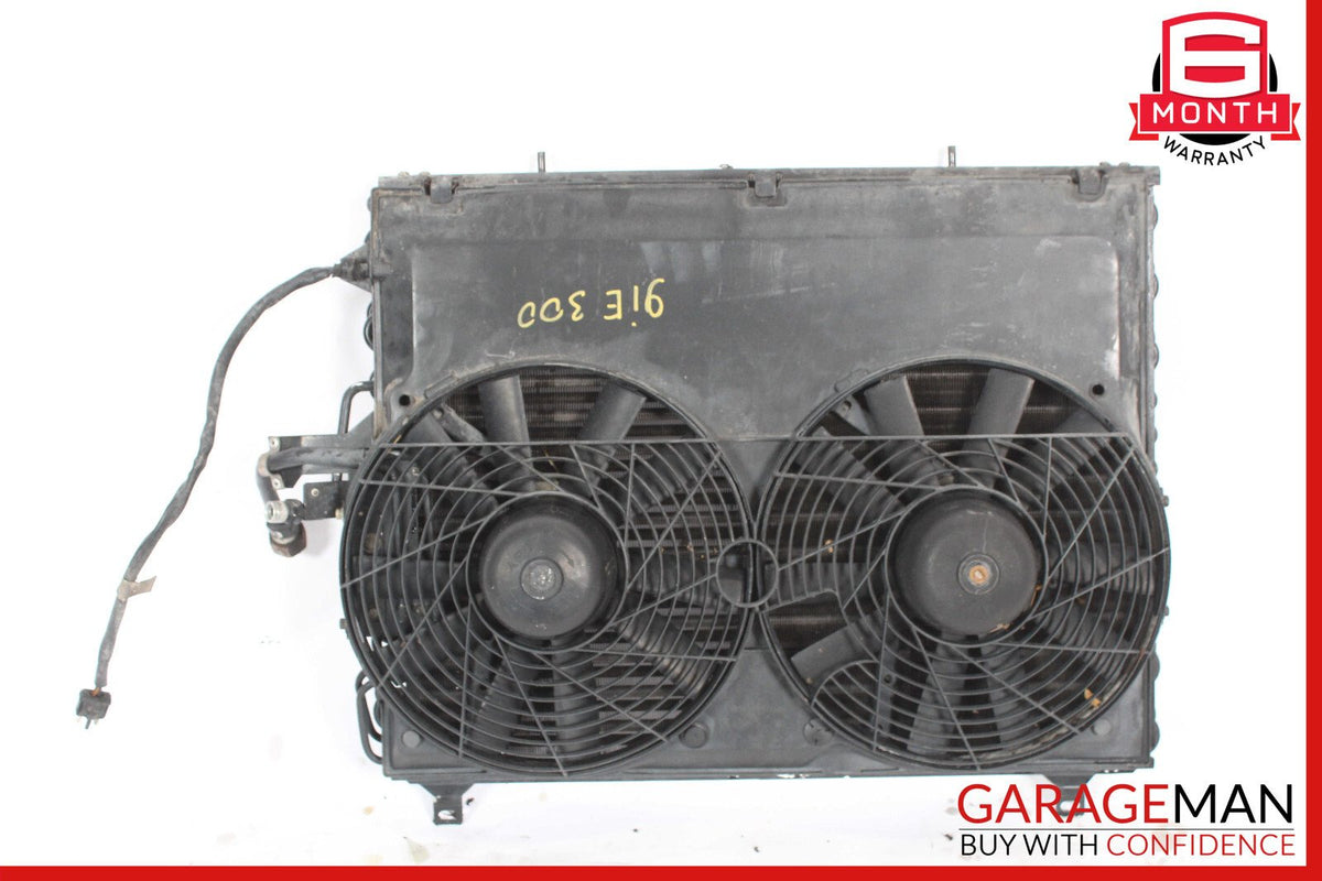 90-93 Mercedes W124 300TD AC A/C Condenser Dual Blower Fan Motor OEM