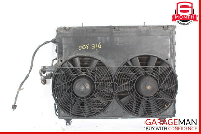 90-93 Mercedes W124 300TD AC A/C Condenser Dual Blower Fan Motor OEM