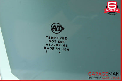 12-14 Mercedes W204 C250 Coupe Front Right Passenger Side Door Window Glass OEM