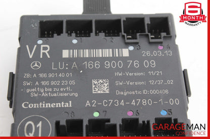 12-19 Mercedes X166 GL450 GLE350 Front Right Side Door Control Module OEM