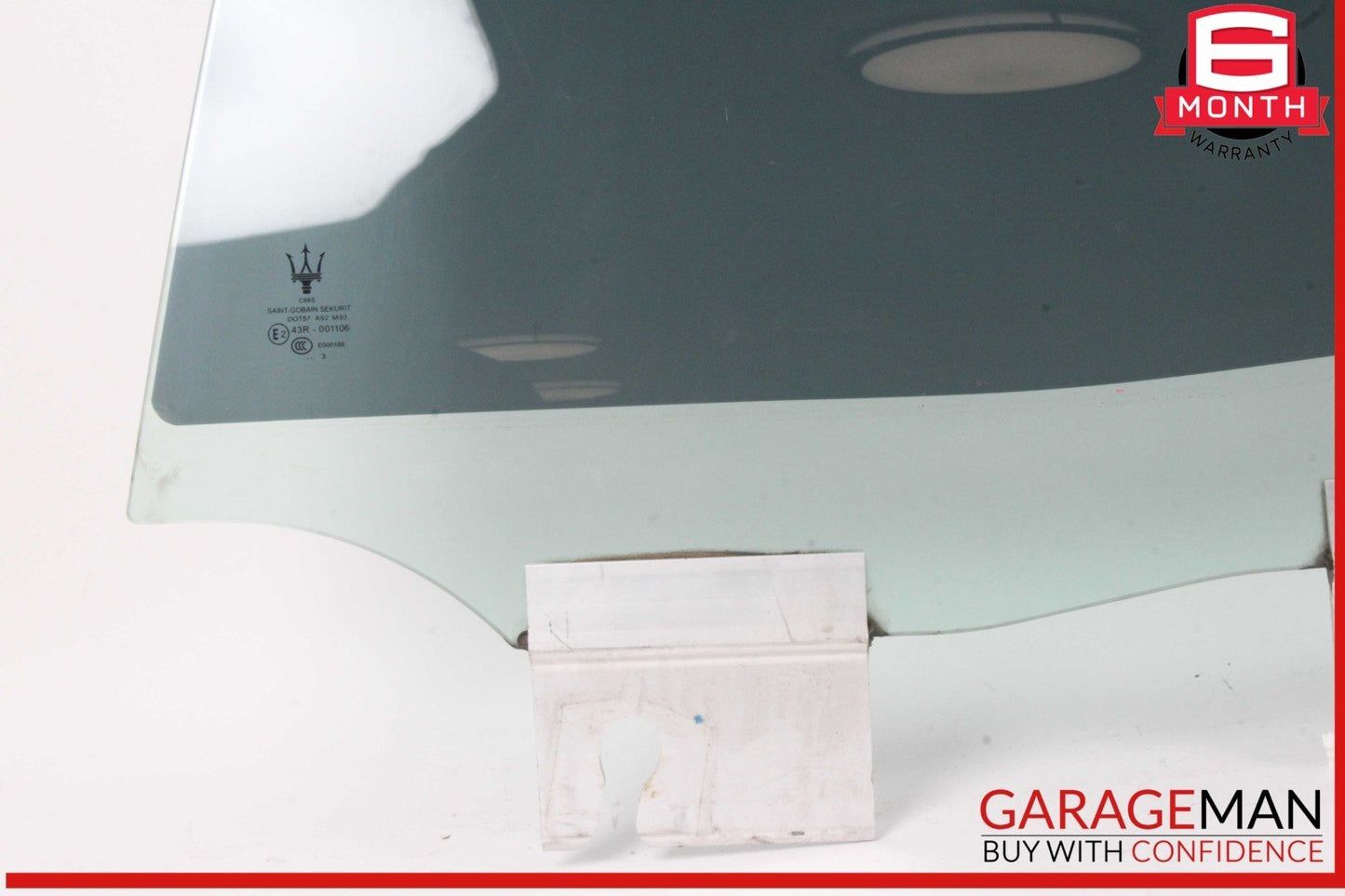14-22 Maserati Ghibli S Rear Left Driver Side Door Window Glass OEM