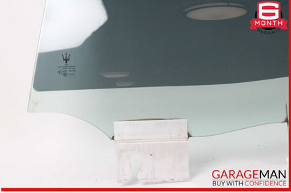 14-22 Maserati Ghibli S Rear Left Driver Side Door Window Glass OEM