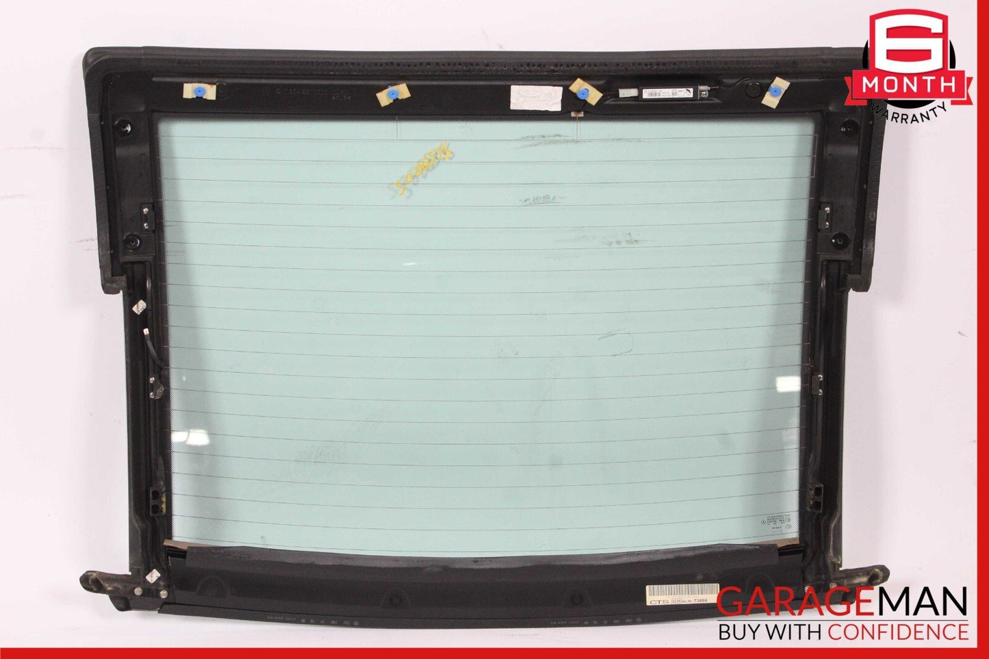 03-12 Mercedes R230 SL500 SL550 Rear Back Windshield Glass Panel Assembly OEM