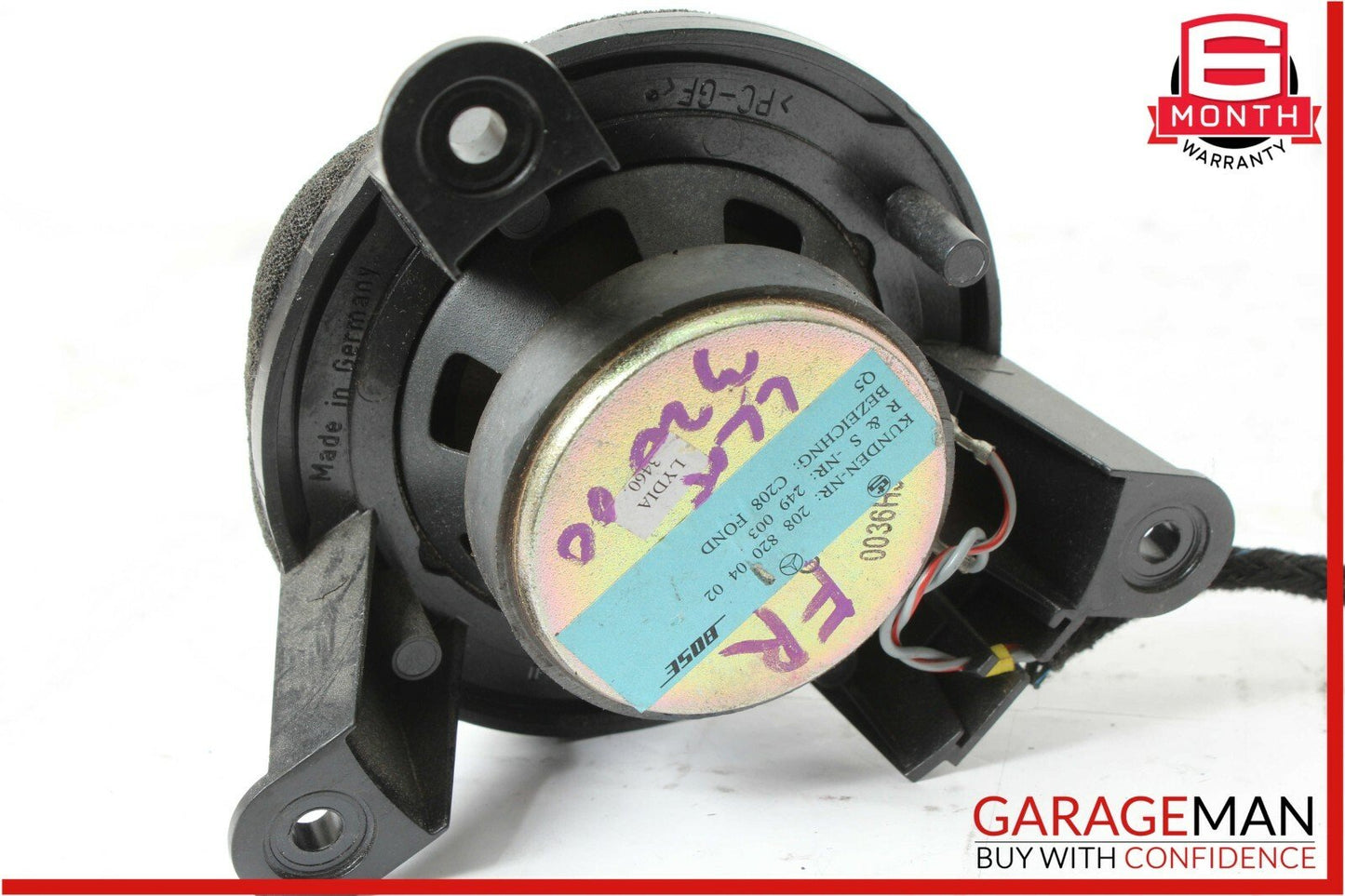 98-03 Mercedes W208 CLK320 Front Right Passenger Side Door Sound Audio Speaker