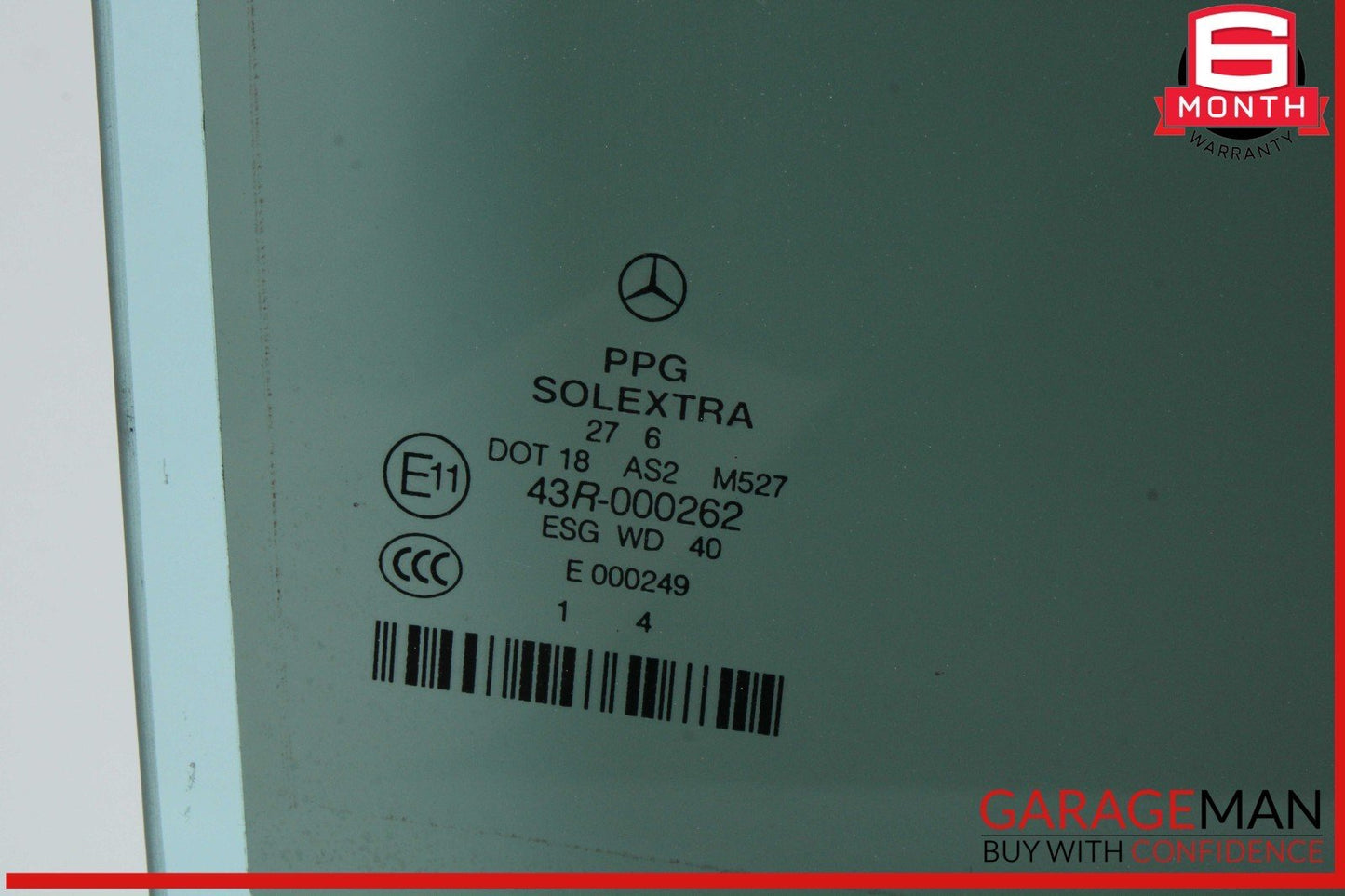 03-09 Mercedes W211 E63 AMG E550 E500 Rear Right Side Door Window Auto Glass OEM