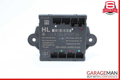 08-18 Mercedes W204 C300 CLS550 GLK350 Rear Left Side Door Control Module OEM